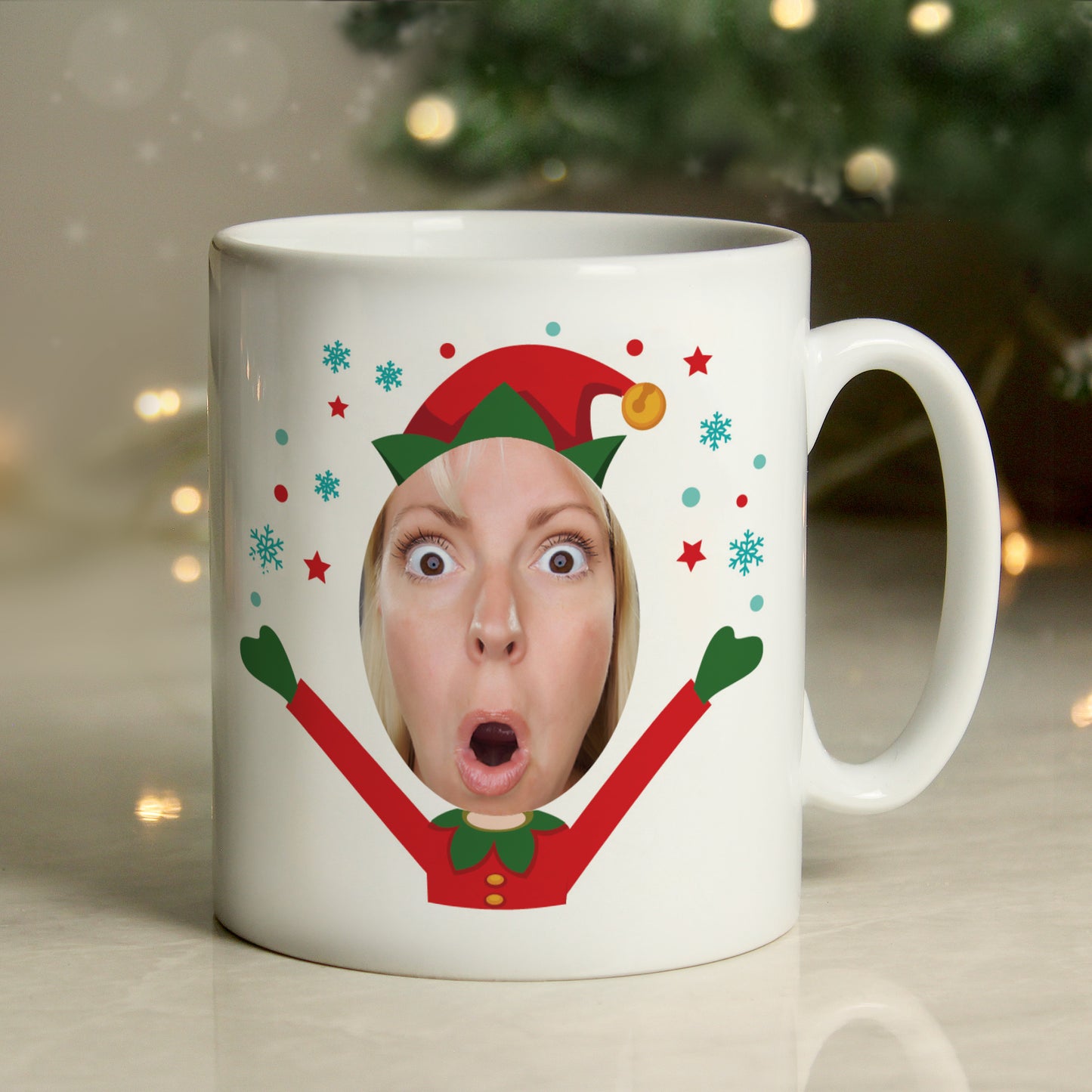 Elf Yourself Personalised Christmas Mug