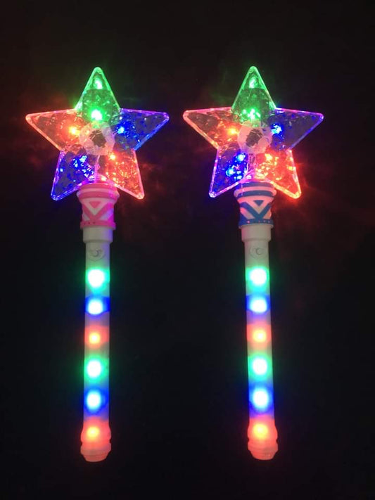 Light Up Sensory Flashing Star Wand