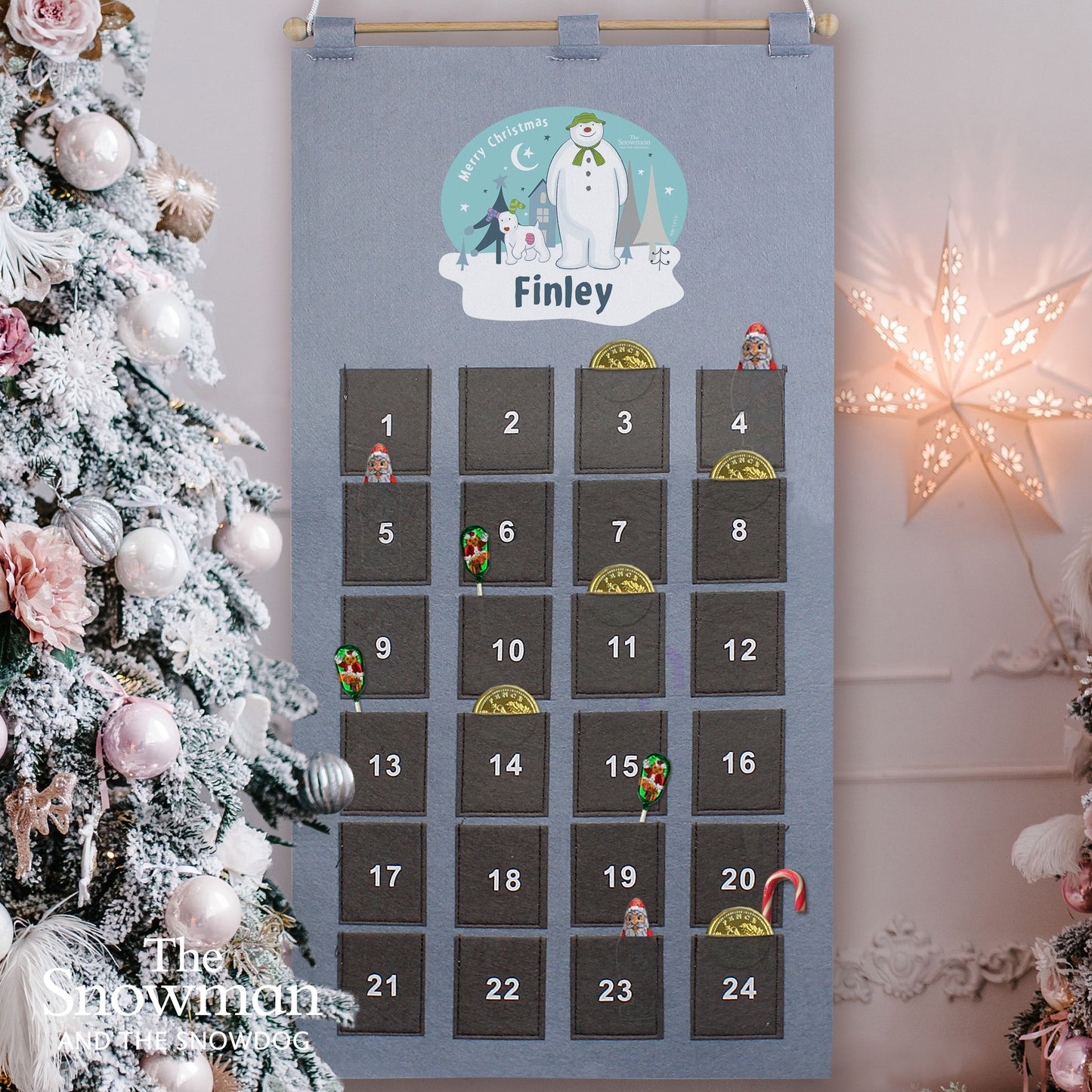 Personalised The Snowman Advent Calendar