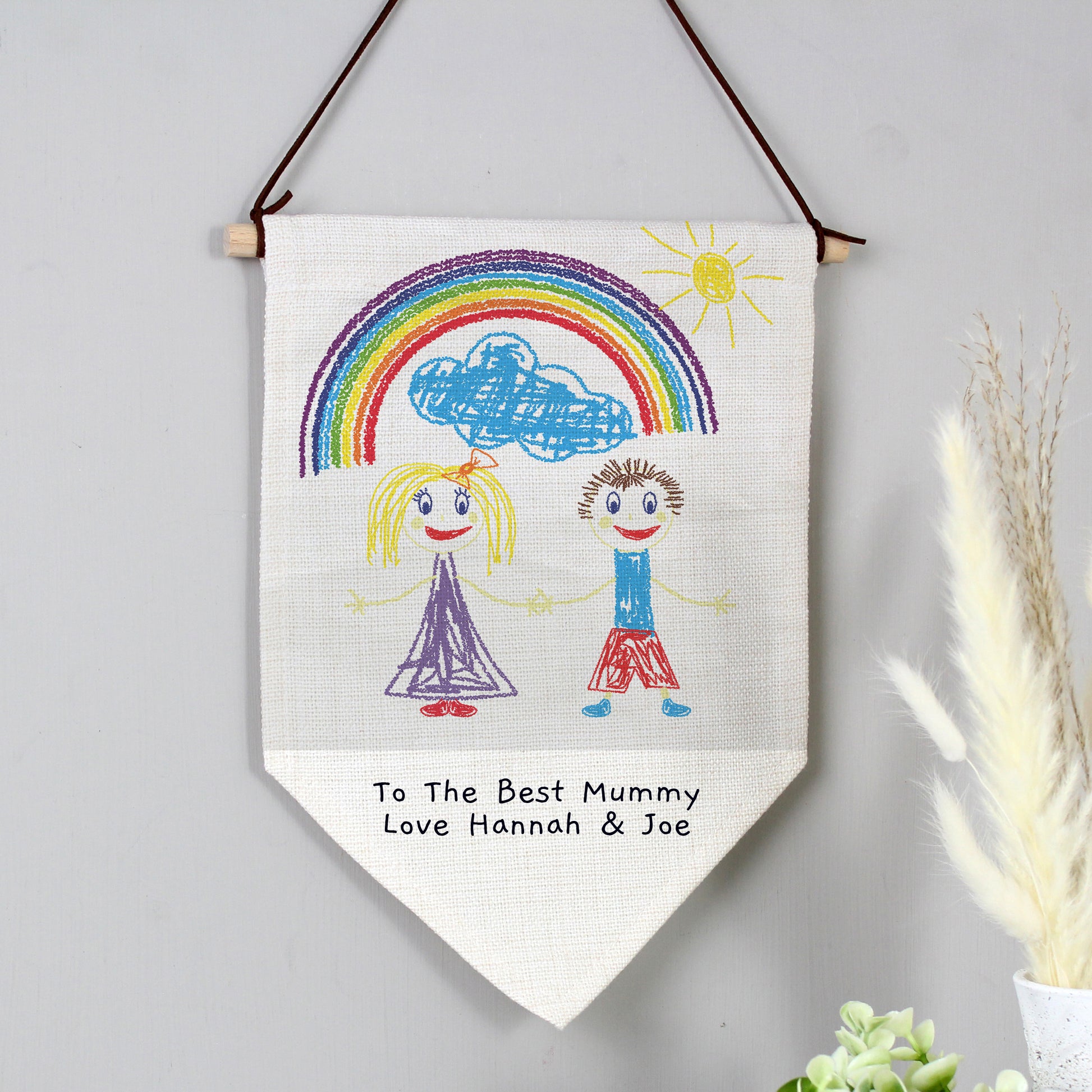 Personalised Canvas Hanging Banner - UPLOAD YOUR OWN ARTWORK! - Violet Belle Gifts - Personalised Canvas Hanging Banner - UPLOAD YOUR OWN ARTWORK!