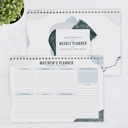 Personalised Weekly Planner - Violet Belle Gifts - Personalised Weekly Planner