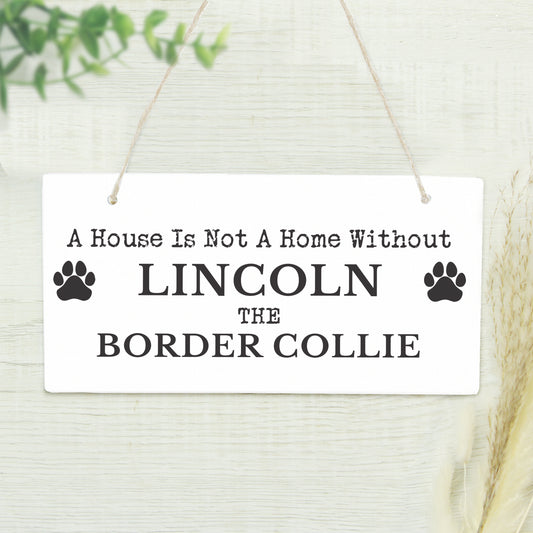 Personalised Dog Lovers Hanging Sign - Violet Belle Gifts - Personalised Dog Lovers Hanging Sign