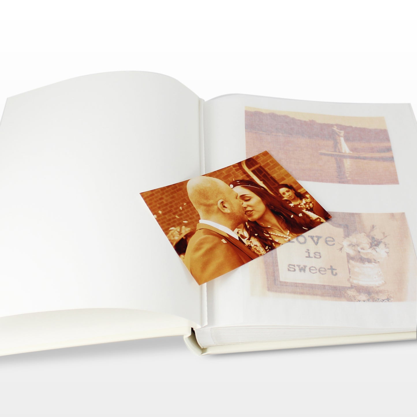 Traditional Personalised Photo Album - Gold/Silver - Violet Belle Gifts - Personalised Photo Album