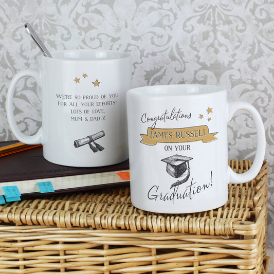 Personalised Graduation Mug - Violet Belle Gifts - Personalised Graduation Mug