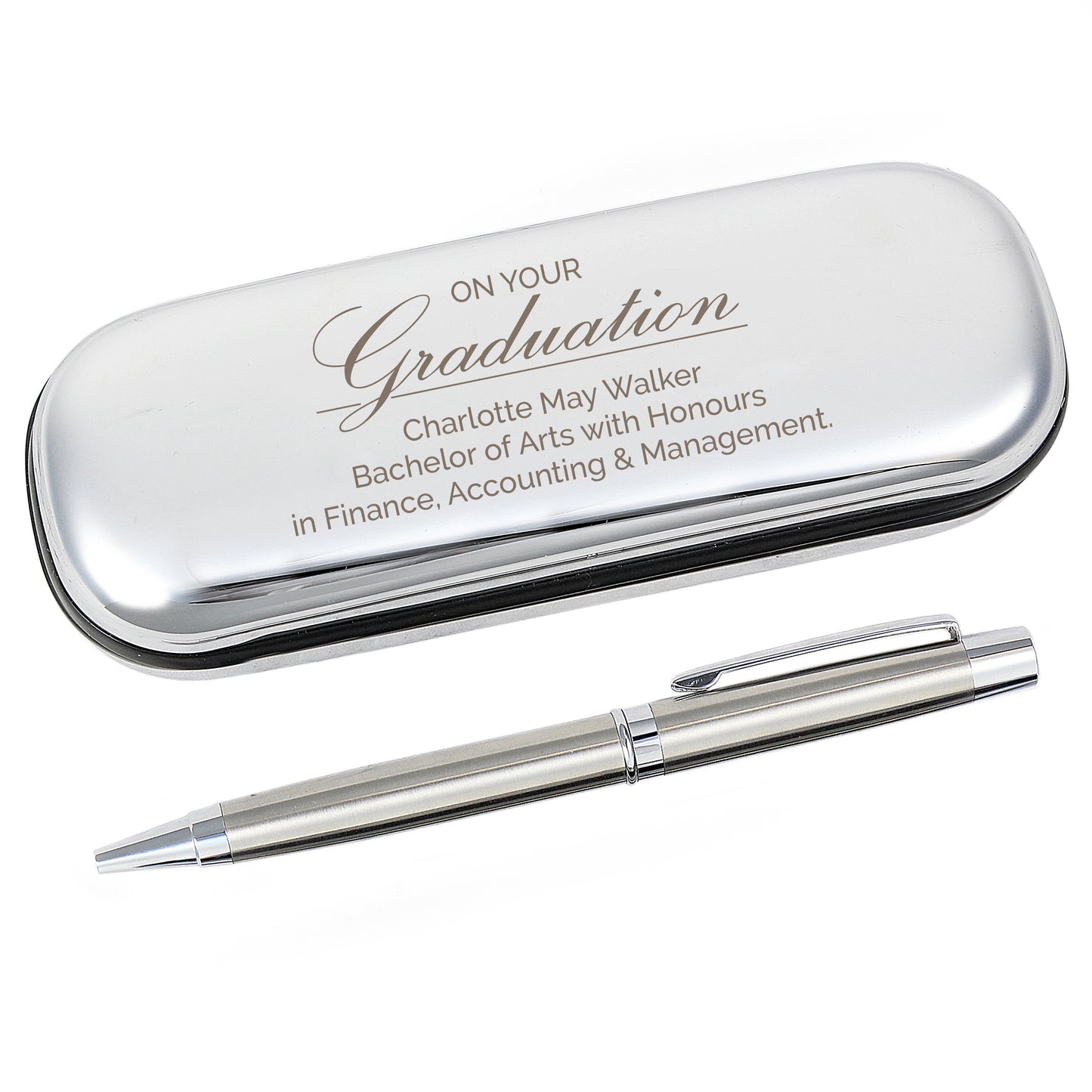 Personalised Graduation Pen & Case Set - Violet Belle Gifts - Personalised Graduation Pen & Case Set