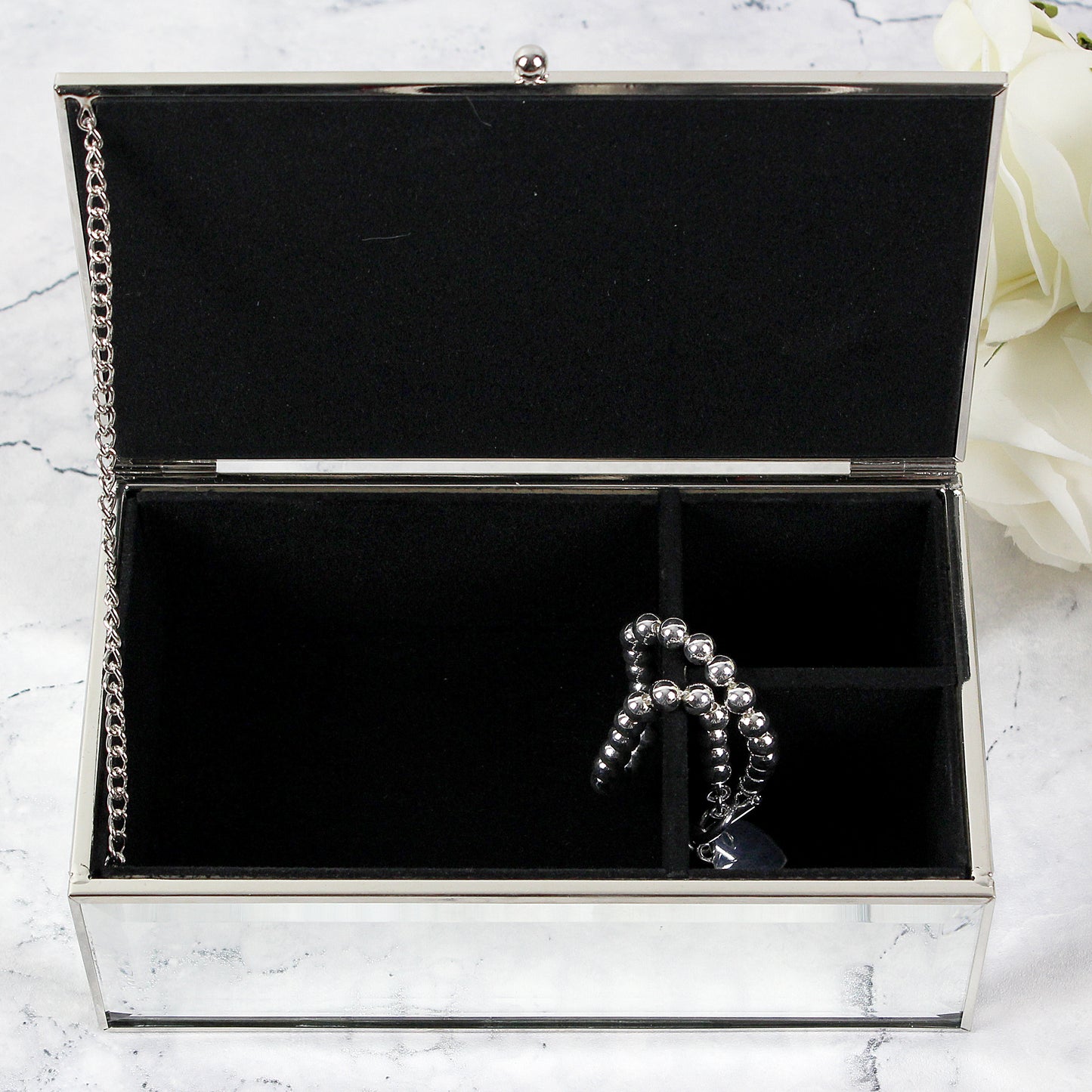 Personalised Mirrored Jewellery Box - Violet Belle Gifts - Personalised Mirrored Jewellery Box