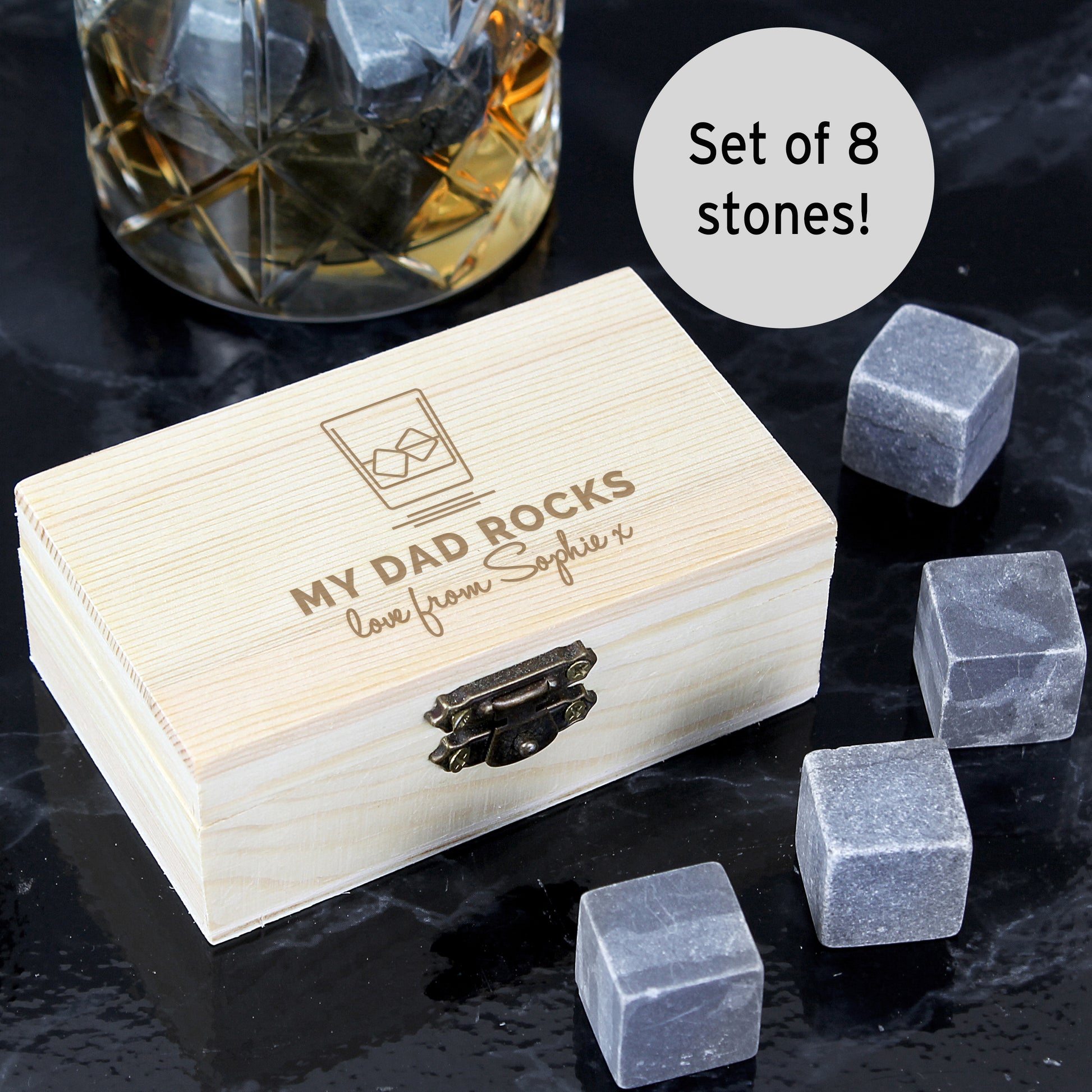 Personalised Cooling Stones - Violet Belle Gifts - Personalised Cold Stones
