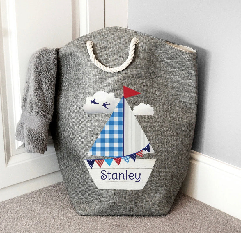 Personalised Storage Bag - Laundry/Toys - Violet Belle Gifts - Personalised Laundry/Toy Basket