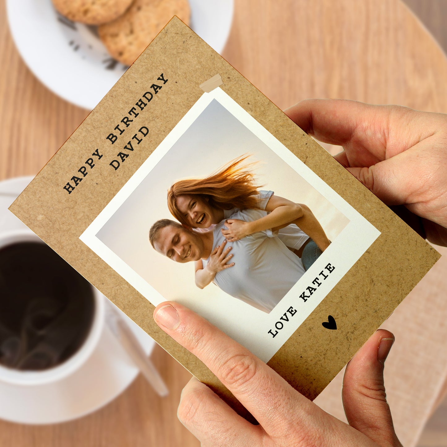 Personalised Polaroid Style Photo Upload Greeting Card - FREE STANDARD UK DELIVERY! - Violet Belle Gifts - Personalised Polaroid Greeting Card Photo Upload - FREE STANDARD UK DELIVERY!