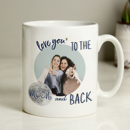 Personalised “Love you to the moon and back” Mug - UPLOAD YOUR OWN PHOTO! - Violet Belle Gifts - Personalised “Love you to the moon and back” Mug - UPLOAD YOUR OWN PHOTO!