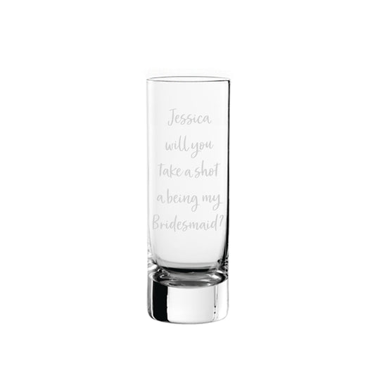 Personalised Shot Glass - Violet Belle Gifts - Personalised Shot Glass