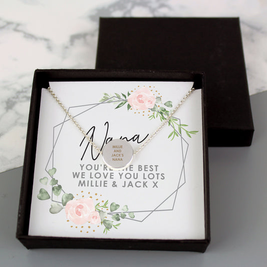Personalised Rose Sentiment Necklace & Box - Violet Belle Gifts - Personalised Necklace & Sentiment Card Gift