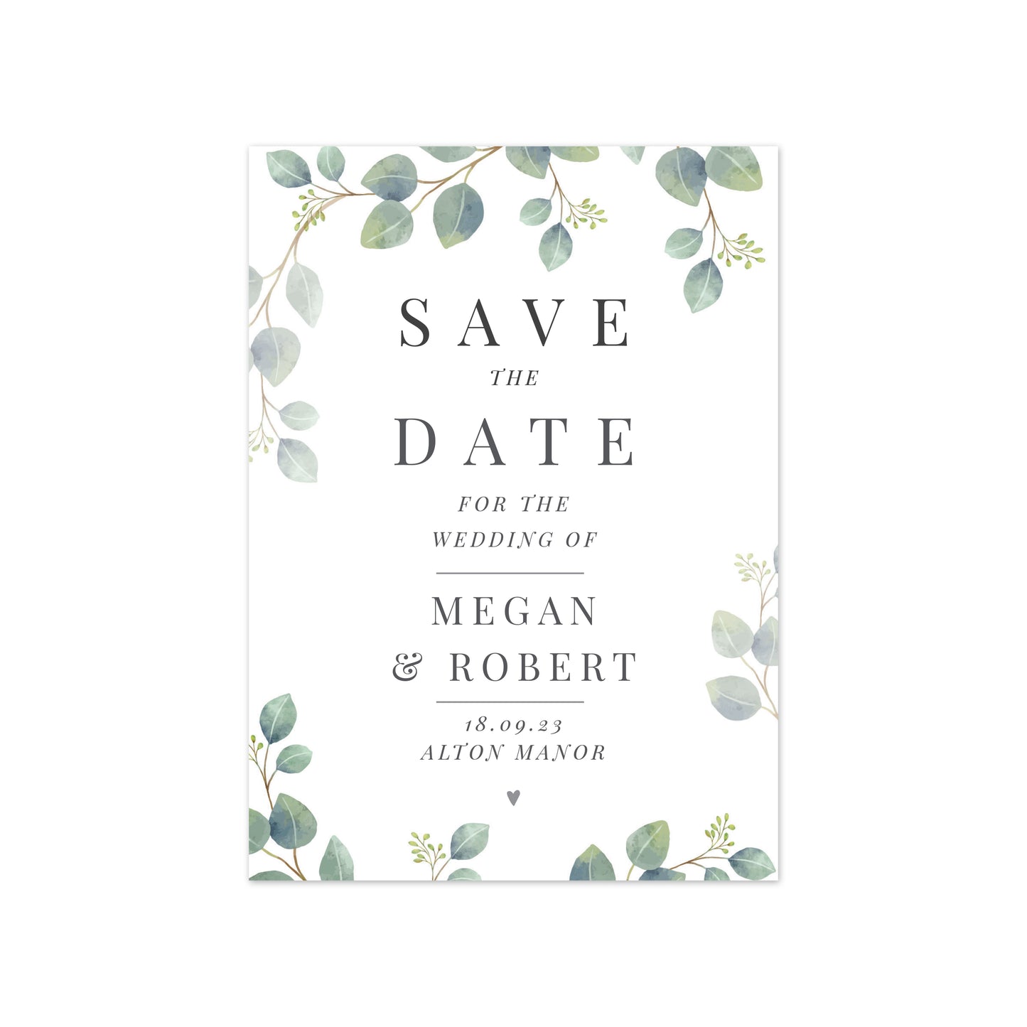 Personalised Save The Date Cards - Pack Of 36 - Violet Belle Gifts - Personalised Save The Date Cards - Pack Of 36
