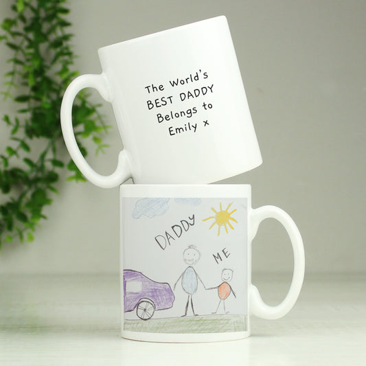 Personalised Upload Your Children’s Drawing Mug - Violet Belle Gifts - Personalised Upload Your Children’s Drawing Mug