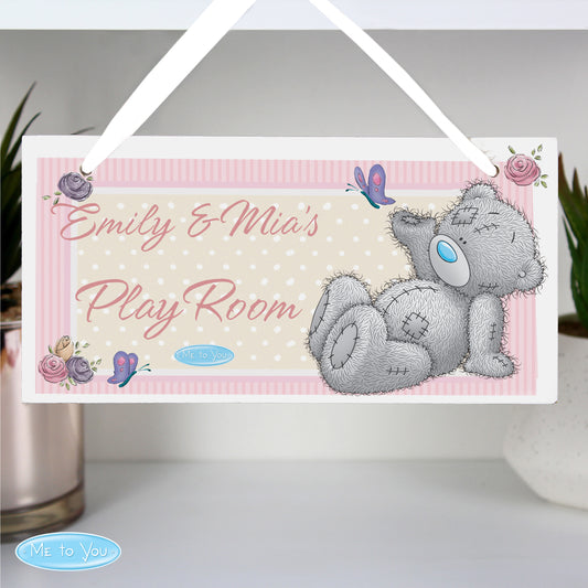 Personalised Me To You Door Hanging Sign - Violet Belle Gifts - Personalised Me To You Hanging Door Sign
